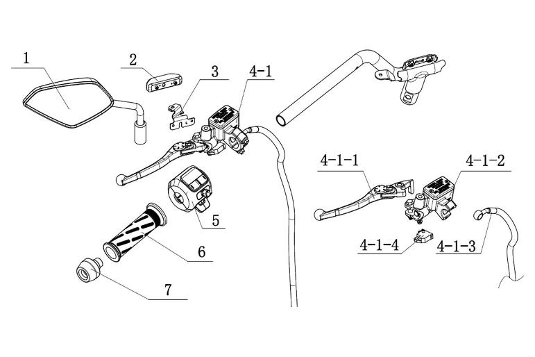 [20101087] ABS brake assembly, 5000W model