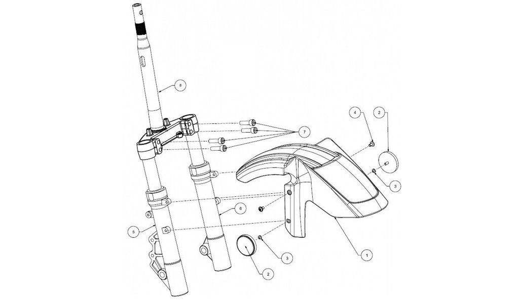 [s01-52153-00] Pièce de retenue, suspension avant