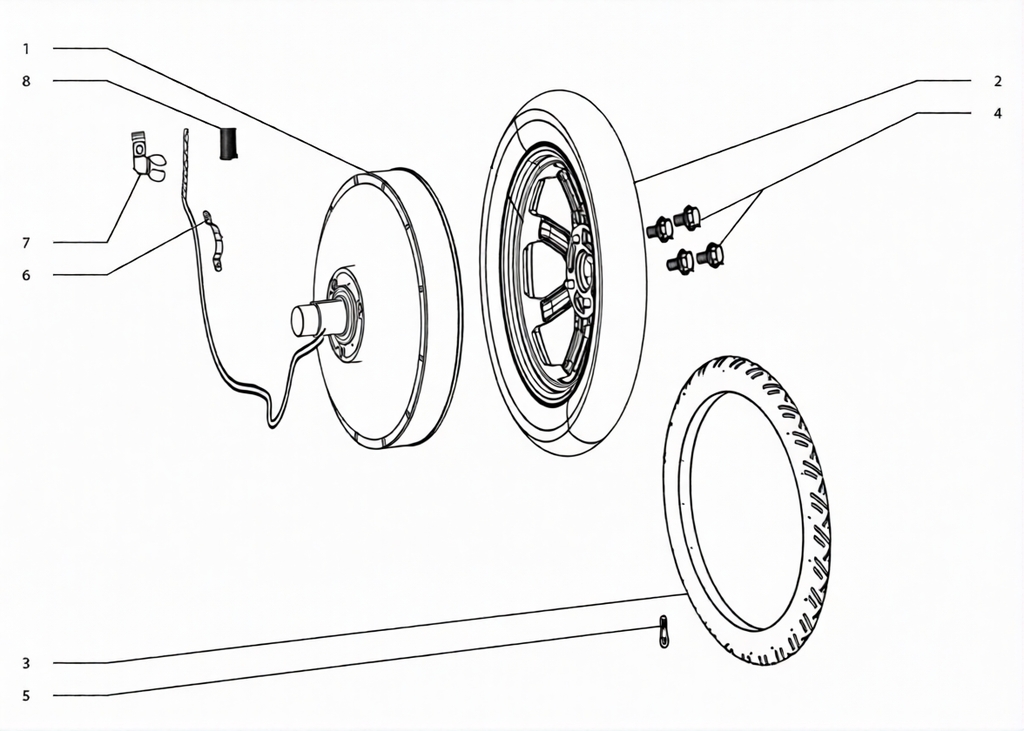 Pièce de support de câble moteur