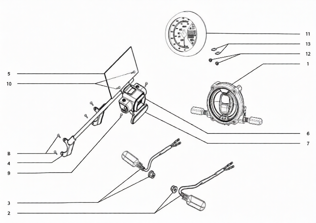 [52150-qsm-c00] Fourche de support de pare - chocs arrière