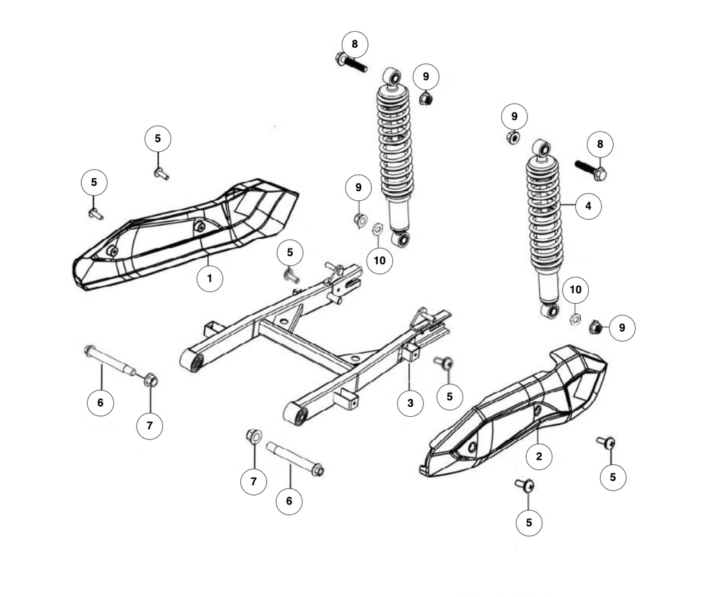 [46220-TLA3-E000] Plaque de cache de fourche Droite (SK1 PRO, 2)