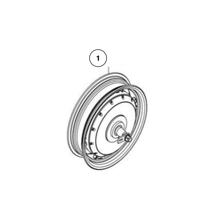 Moteur avec cale-moteur / vis